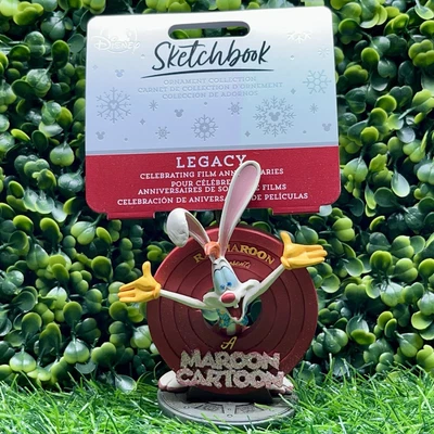 Disney Cuaderno de bocetos Ornamento Quién enmarcó Roger Rabbit 35 aniversario legado nuevo con etiquetas Foto 1 de 4