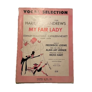My Fair Lady Vocal Selections Herman Levin Frederick Loewe Chappell Music Book - Picture 1 of 5