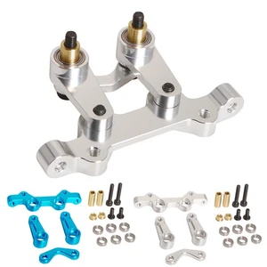 Aluminum Steering Arms Steering Bridge Set for RC Truck 1/10 Tamiya DT04 - Picture 1 of 8