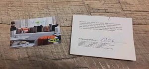 Ikea Gutscheinkarte Gutschein Karte Einkaufskarte 100 € Guthaben - Bild 1 von 1