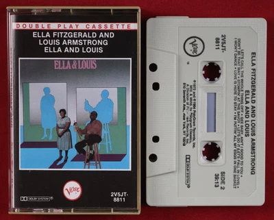 Ella Fitzgerald & Louis Armstrong (Cassette, 1984, Polygram) - Very Good Foto 1 de 4