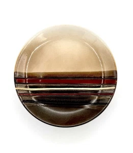 Better Homes And Gardens ROCKPORT 8.5” Salad Plates Set Of Six Dish Brown Multi - Picture 1 of 4
