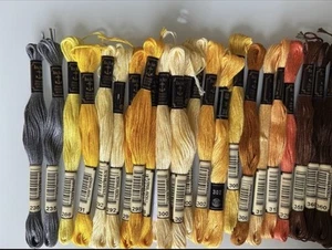 Sticktwist , Anchor, Gelb-,Braun-,Grau-,Beige-,Brauntöne - Bild 1 von 4