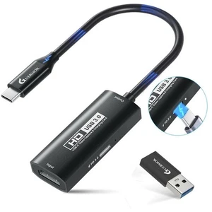 Guermok USB 3.0 Video Capture Card with PD 100W Fast Charge 1080P 60FPS - Afbeelding 1 van 3