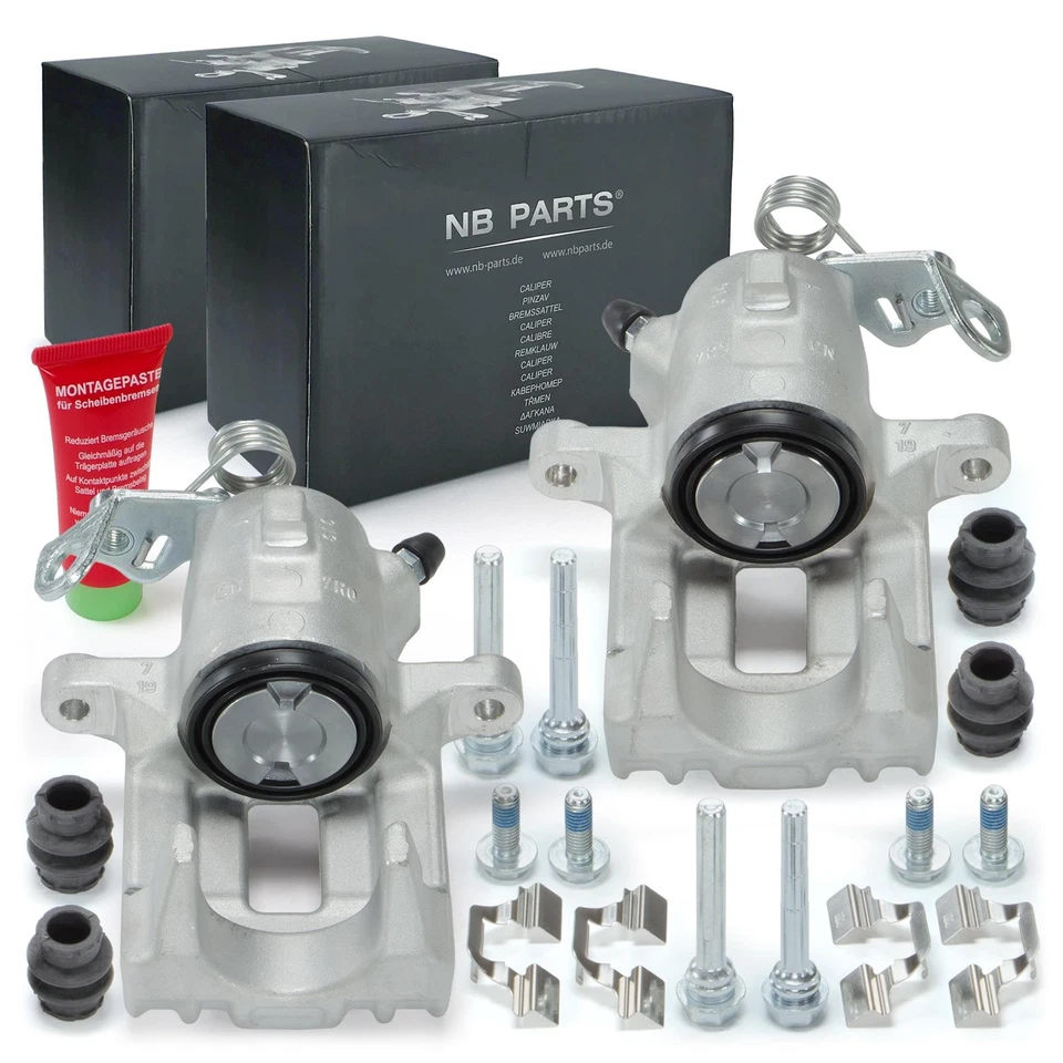 2x Bremssattel hinten für Audi A3 8L TT 8N Seat Leon Skoda Octavia I VW Golf 4 - Bild 1 von 4