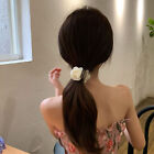 Women Satin Camellia Flower Hair Claw Romantic Flower Hair Clamp Hair Accessorie
