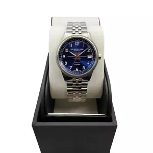 Raymond Weil Freelancer 42.5mm Stahl Blaue Zifferblatt Automatik Herren Armband - Bild 1 von 8
