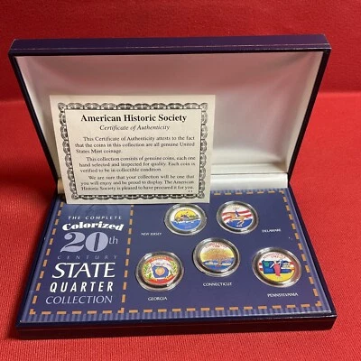 1999 Colorized State Quarters Collections -- Complete Sets AHS - Image 1 of 4