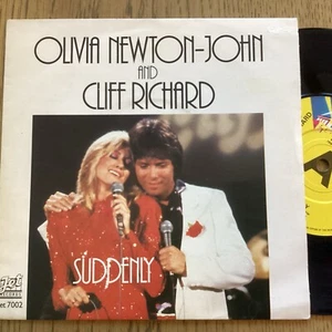 Cliff Richard & Olivia Newton John; Suddenly Promo Copy NM 7” Vinyl Free UK Post - Picture 1 of 5