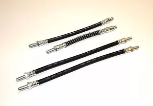 JUEGO DE 4 MANGUERAS DE FRENO DE GOMA FLEXIBLE PARA COCHE ROVER 3500 P6 1968-1976 - Imagen 1 de 1