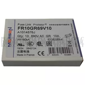 10PCS/ NEW Mersen FR10GR69V10 Fuse Link Protistor 10A 690VAC - Picture 1 of 5