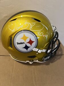 Jerome Bettis Signed Steelers Flash Authentic Speed Helmet Beckett 