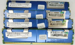 128GB (4x 32GB) MICRON PC3L-10600L DDR3 Load Reduced RAM Server Memory - Afbeelding 1 van 2