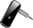 HAL 5.0 Bluetooth Receiver for Car, Mini Wireless Car Bluetooth Aux Adapter, 3.5