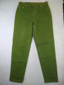 Vintage Levis 953 Green Women's 13 USA 17550-0806 High Rise Mom Jeans - Picture 1 of 19