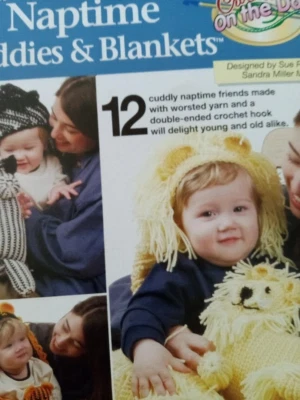 NEW The needlecraft shop**NAPTIME BUDDIES & BLANKETS**To crochhet - Image 1 of 3