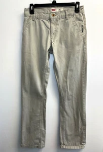 Levi's 511 Slim Fit Jeans Boys' 16 Regular Grey Khaki Pants W28"XL28" - Picture 1 of 5