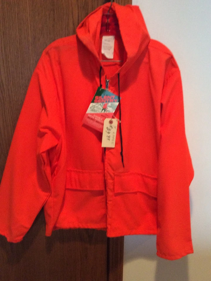 Silent Sentry Parka/Jacket Wind Breaker With Hood X-L Water Repellent NOS  - Image 1 of 4