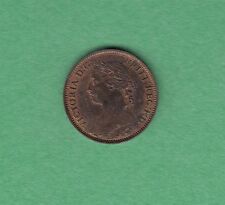 1881-H Great Britain Farthing Copper Coin - Queen Victoria - UNC
