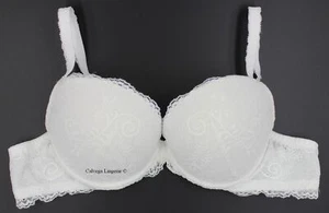 NWT Cosabella TRENT1132 "Trenta" Push-Up Underwire Lace Bra White, Italy, Bridal - Picture 1 of 7