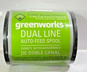 3 Pack Greenworks Tools Single Cord Spool for Lawn Trimmers 21212 & 21052 - Picture 1 of 2