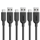 Anker USB-C to USB 3.1 Gen2 Charging Cable Powerline II IF Certified 3ft,1-5Pack