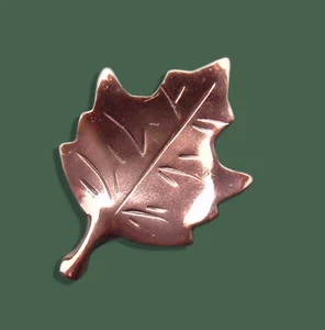 Stuart Nye Copper Maple Leaf Scatter Pin - Picture 1 of 1