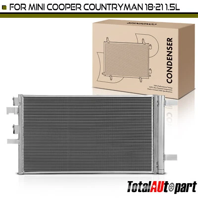 Condensador de aire acondicionado con soporte y receptor secador para Mini Cooper Countryman 18-21 Foto 1 de 4