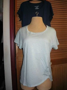 Camiseta para dormir Lane Bryant cacique de algodón fruncido lateral elige tamaño y color - Imagen 1 de 7