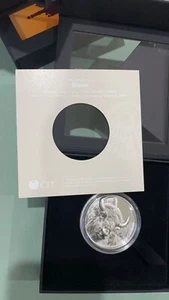 2025 Mongolia wild bison 3oz Silver Proof Coin - Picture 1 of 1