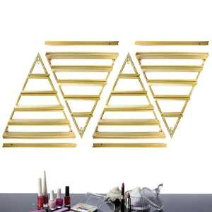 5 Tier Nail Polish Wall Mount Rack Stand Metal Organizer Hang Holder Display - Imagen 1 de 12