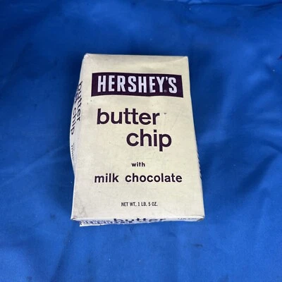 Vintage Hersheys Barra de Manteiga Chip Caixa Vazia **LEIA/VEJA** Doces de Chocolate 24 Barras - Imagem 1 de 4