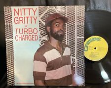 NITTY GRITTY - TURBO CHARGED - ORIGINAL 1986 GREENSLEEVES REGGAE VINYL LP EX