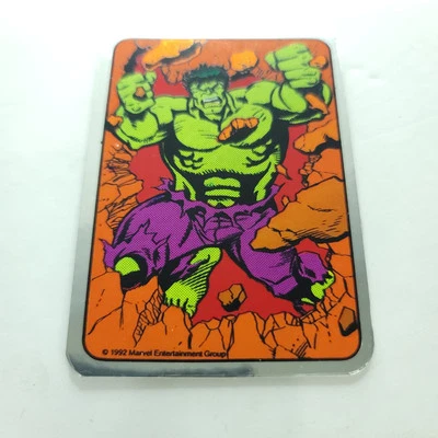 Incredible Hulk Avengers Máquina Expendedora Pegatina Brillante Años 90 De Colección NUEVO Foto 1 de 3