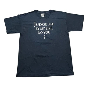 Star Wars Youth T-Shirt Yoda “Judge Me By My Size, Do You?” Parks Size L (Youth - Picture 1 of 9
