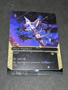 *CRIMP ERROR* MTG - High Market (Borderless) (Galaxy Foil) Edge of Eternities - Picture 1 of 7