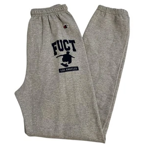 Pantalones deportivos Champion x FUCT LA medianos nuevos sin etiquetas - Imagen 1 de 9
