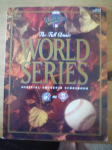 1993 MLB World Series Official Souvenir Scorebook Phillies vs. Blue Jays-NEW! - Picture 1 of 1