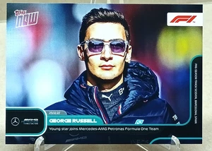Topps Now 2022 - George Russell Fórmula 1 Pretemporada #P06 Print Run 10894 - Imagen 1 de 2