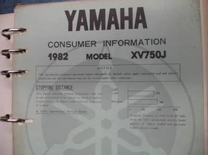 YAMAHA 1981 XV750H VIRAGO BASIC ASSEMBLY MANUAL XV750 H - Picture 1 of 6