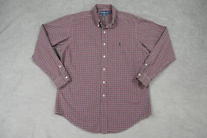 Camicia Ralph Lauren uomo grande multicolore a quadri con bottoni vestibilità classica logo - Foto 1 di 13