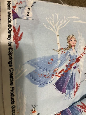 Disneys Frozen Print Elsa Anna Olaf CP70224 North winds Disney Springs 1-1/2 yds - Image 1 of 2