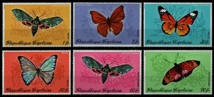 Togo 1970 - Mi-Nr. 820-825 A ** - MNH - Mariposas / Mariposas - Imagen 1 de 1