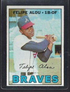1967 Topps # 530 Felipe Alou, NM+, SHARP SEMI-HIGH # CARD of BRAVE STAR!!