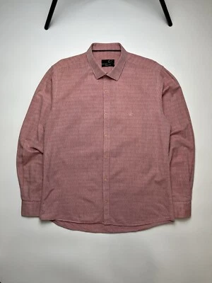 Camisa Hombre Botones Rosa Just Cavalli Bordada con Hilos Talla L Foto 1 de 4