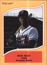 1990 ProCards A and AA #130 Brent McCoy