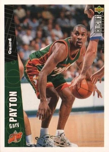 1996-97 UD Collector's Choice #335 - Gary Payton - Seattle SuperSonics 96-549 - Picture 1 of 2