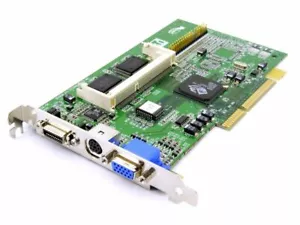 ATI 109-47200 3D Rage Lt Pro AGP Gpu 4MB VGA LCD Port Graphics Video 10247212 - Picture 1 of 1