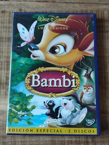 Bambi Edicion Especial Walt Disney - 2 x DVD + Extras Español Ingles Region 2 Am - Imagen 1 de 4