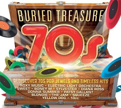 Various Artists : Buried Treasure: The 70s CD Box Set 3 Discs (2021) ***NEW*** • 8.37£